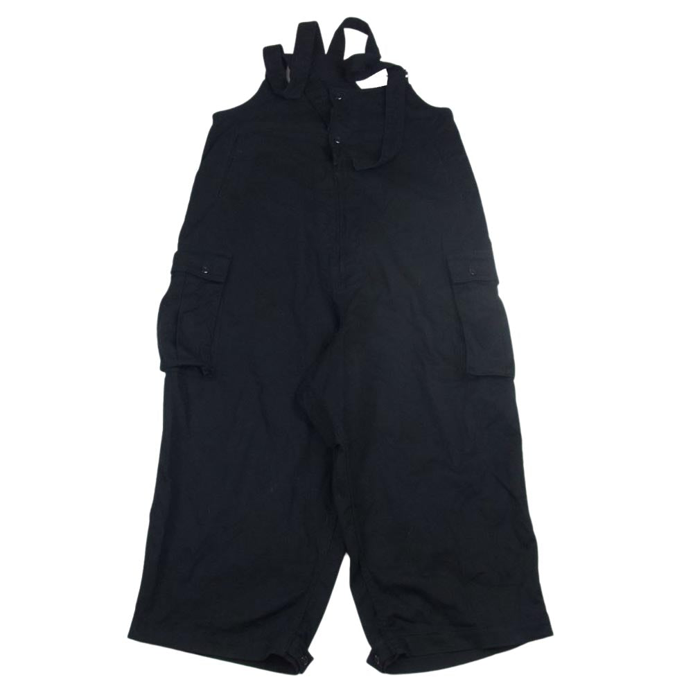 ブラックスキャンダル ヨウジヤマモト 22SS HG-D90-059 カーゴ オーバーオール オールインワン ブラック系 3【中古】
