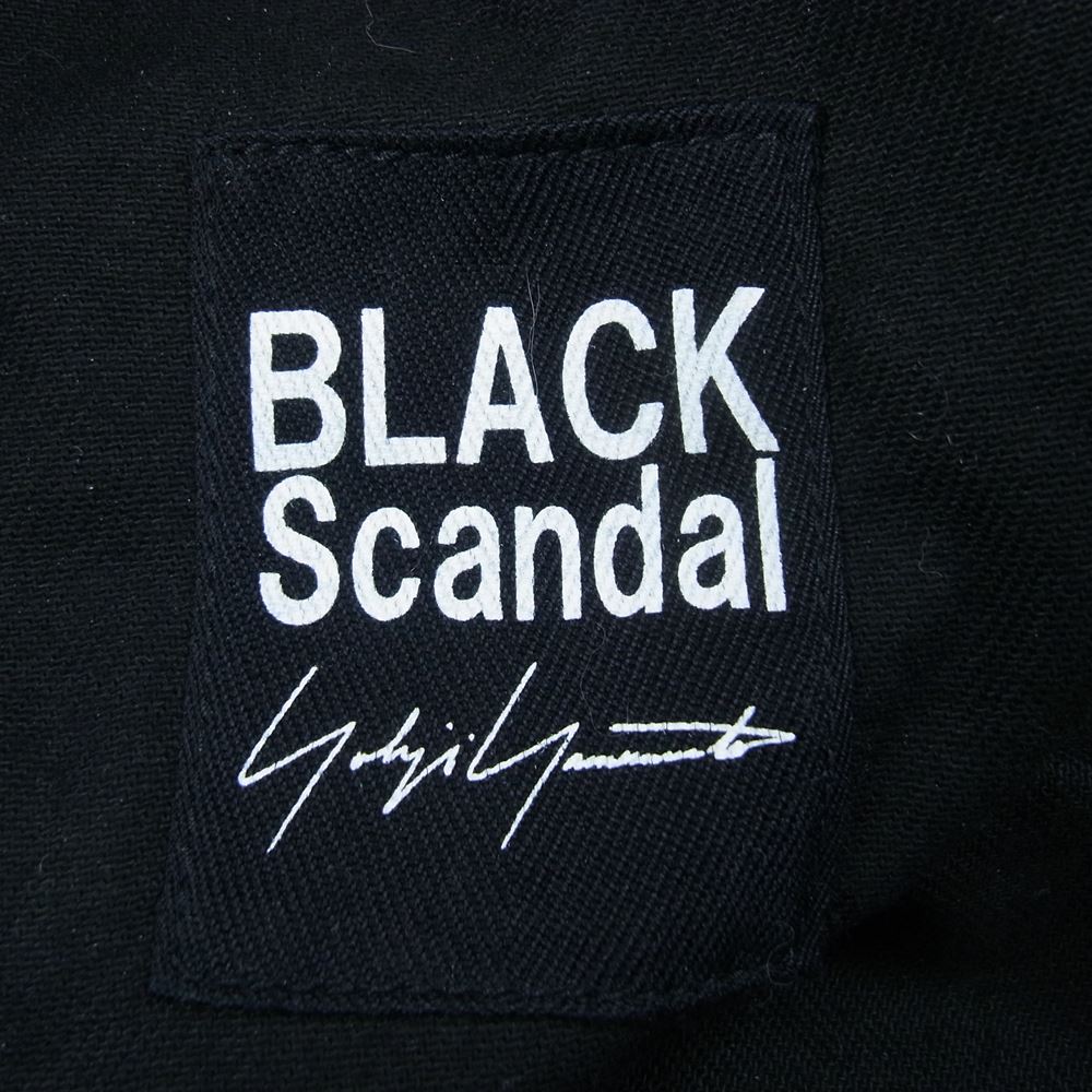 ブラックスキャンダル ヨウジヤマモト 22SS HG-D90-059 カーゴ オーバーオール オールインワン ブラック系 3【中古】