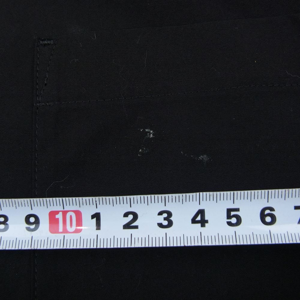 Yohji Yamamoto POUR HOMME ヨウジヤマモトプールオム 22SS HG-B90-034 ダリア刺繍 橙入り 長袖 シャツ ブラウス ブラック系 3【中古】