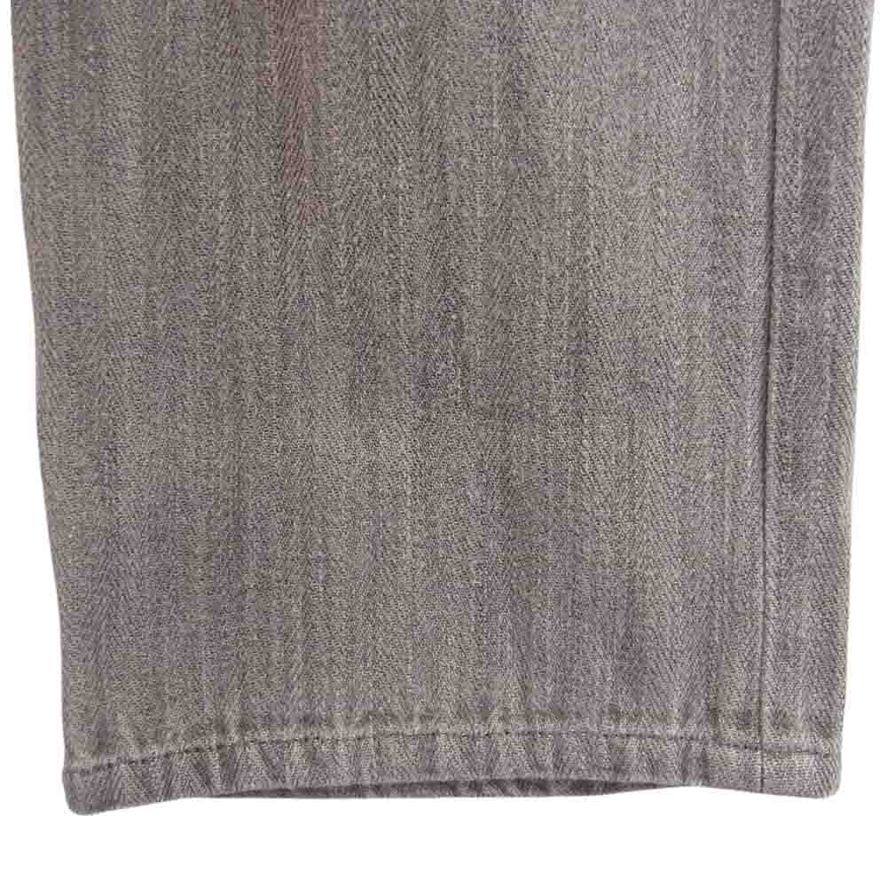 GOODENOUGH グッドイナフ ヘリンボーン デニム パンツ グレー系 S【中古】