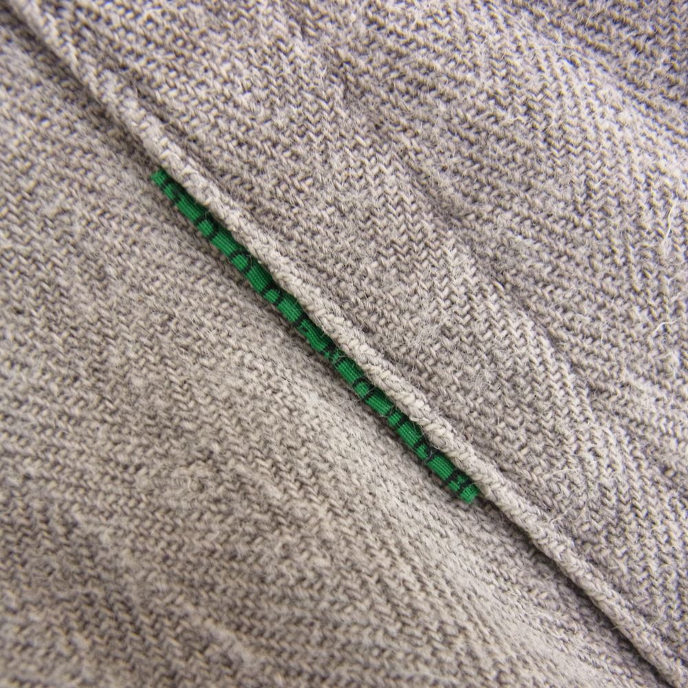 GOODENOUGH グッドイナフ ヘリンボーン デニム パンツ グレー系 S【中古】