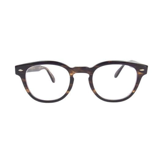 OLIVER PEOPLES オリバーピープルズ Sheldrake-J シェルドレイクJ 眼鏡 アイウェア ブラウン系【美品】【中古】