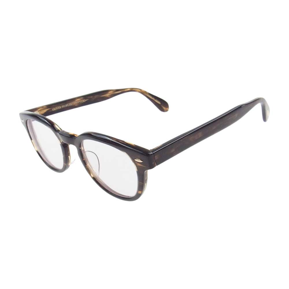 OLIVER PEOPLES オリバーピープルズ Sheldrake-J シェルドレイクJ 眼鏡 アイウェア ブラウン系【美品】【中古】