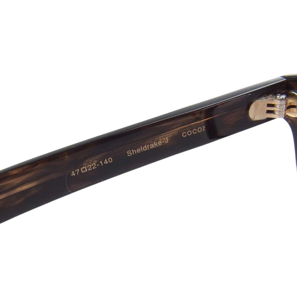 OLIVER PEOPLES オリバーピープルズ Sheldrake-J シェルドレイクJ 眼鏡 アイウェア ブラウン系【美品】【中古】