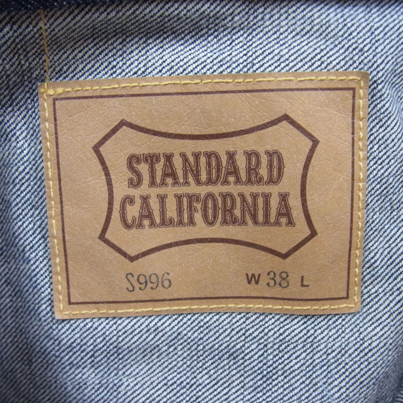 STANDARD CALIFORNIA スタンダードカリフォルニア S996 1st Type デニム ジャケット インディゴブルー系  38【美品】【中古】