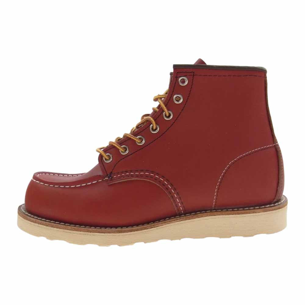 RED WING レッドウィング #REF! 8875 四角犬タグ 復刻 Irissh Setter アイリッシュセッター 6inch CLASSIC MOC TOE 6インチ クラシック モックトゥ ブーツ ワインレッド系 25.5cm【極上美品】【中古】