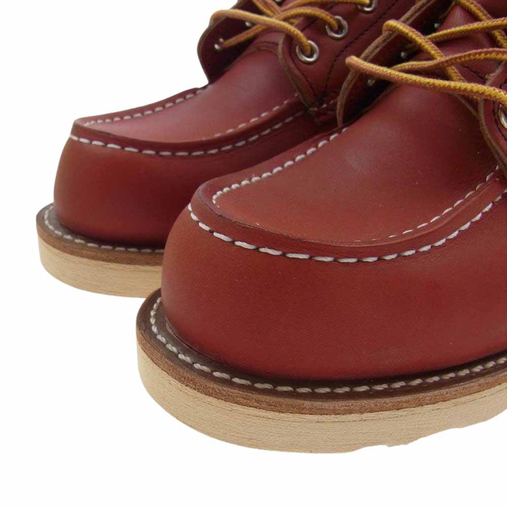RED WING レッドウィング #REF! 8875 四角犬タグ 復刻 Irissh Setter アイリッシュセッター 6inch CLASSIC MOC TOE 6インチ クラシック モックトゥ ブーツ ワインレッド系 25.5cm【極上美品】【中古】