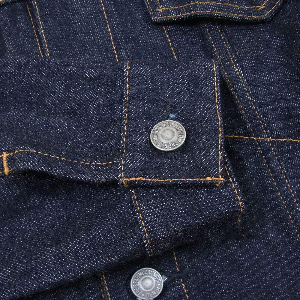 The REAL McCOY'S ザリアルマッコイズ MJ19124  004J 3rd Type デニム ジャケット インディゴブルー系 36【美品】【中古】