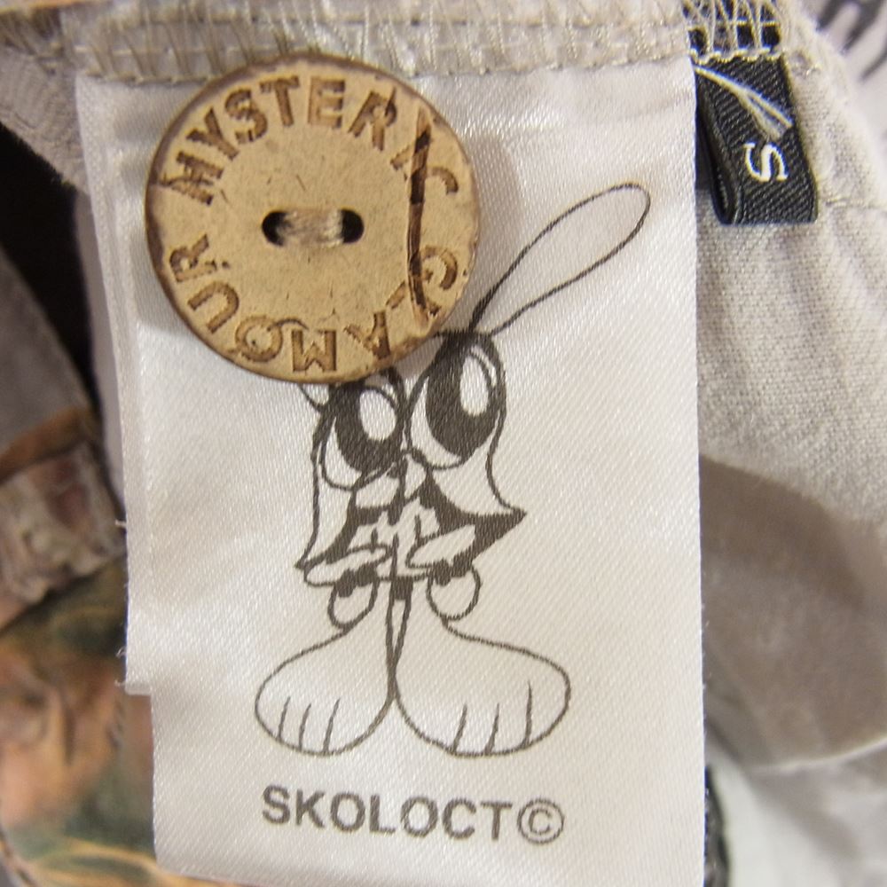 HYSTERIC GLAMOUR ヒステリックグラマー 02182AM06 × SKOLOT HYSKORIC GIRLS 総柄 ガール ショーツ マルチカラー系 S【中古】