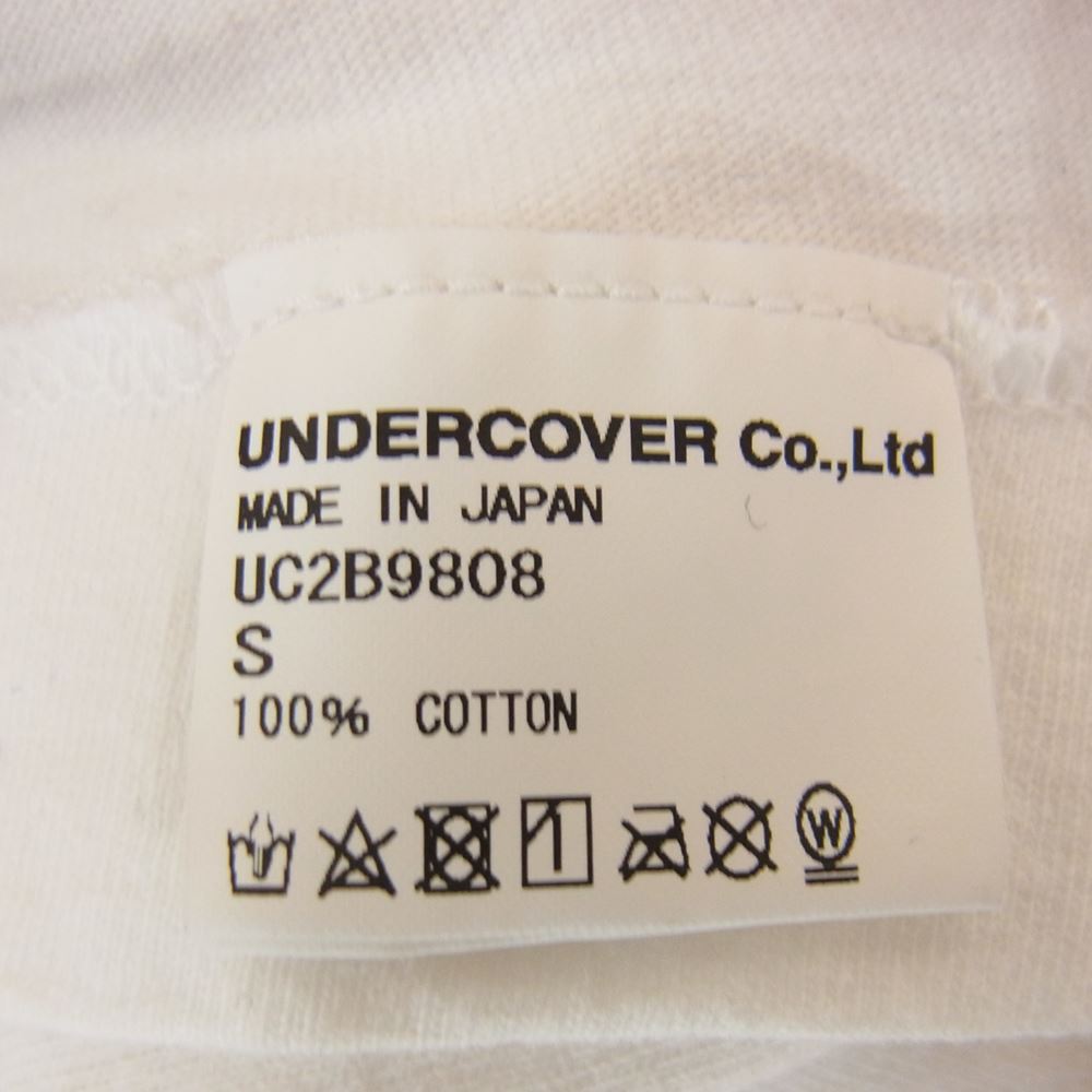 UNDERCOVER アンダーカバー UC2B9808 HUMAN MADE ヒューマンメイド LAST ORGY2 L/S T-SHIRT ラスト オージー ロゴプリント長袖カットソー ホワイト系【中古】