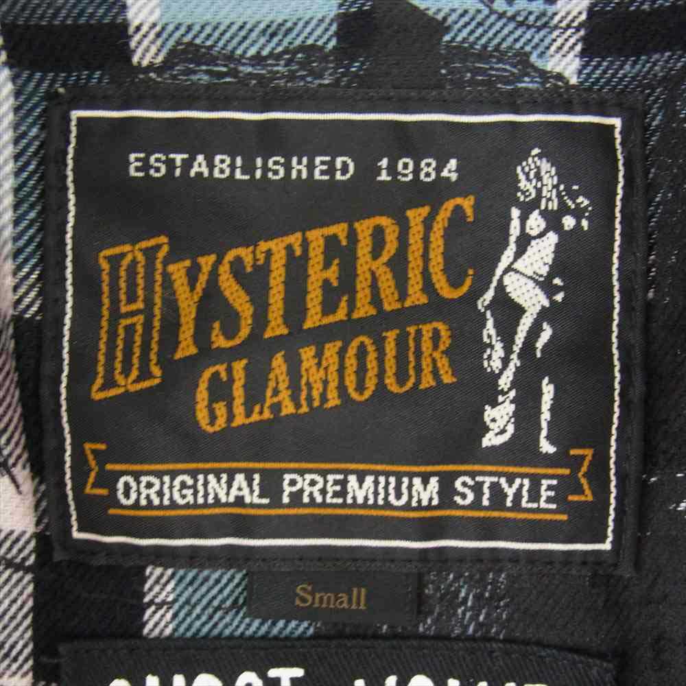 HYSTERIC GLAMOUR ヒステリックグラマー 17AW 02173LB01 THE GHOST WOLVES ダブル ライダース ジャケット レッド系 S【中古】