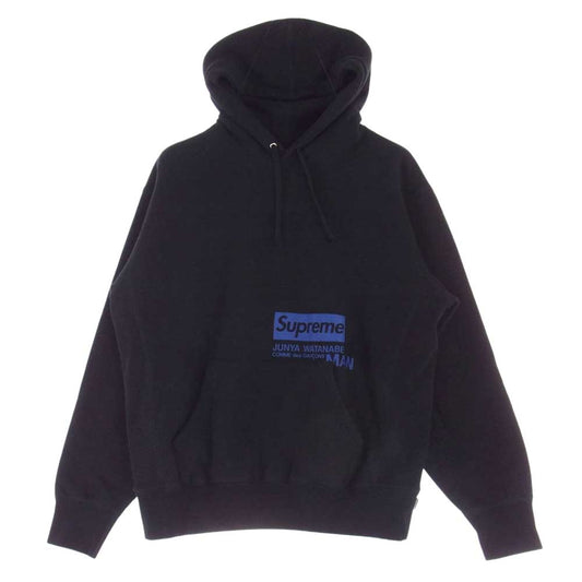 Supreme シュプリーム 21AW JUNYA WATANABE COMME des GARCONS MAN Hooded Sweatshirt ジュンヤ ワタナベ パーカー ブラック系 S【中古】