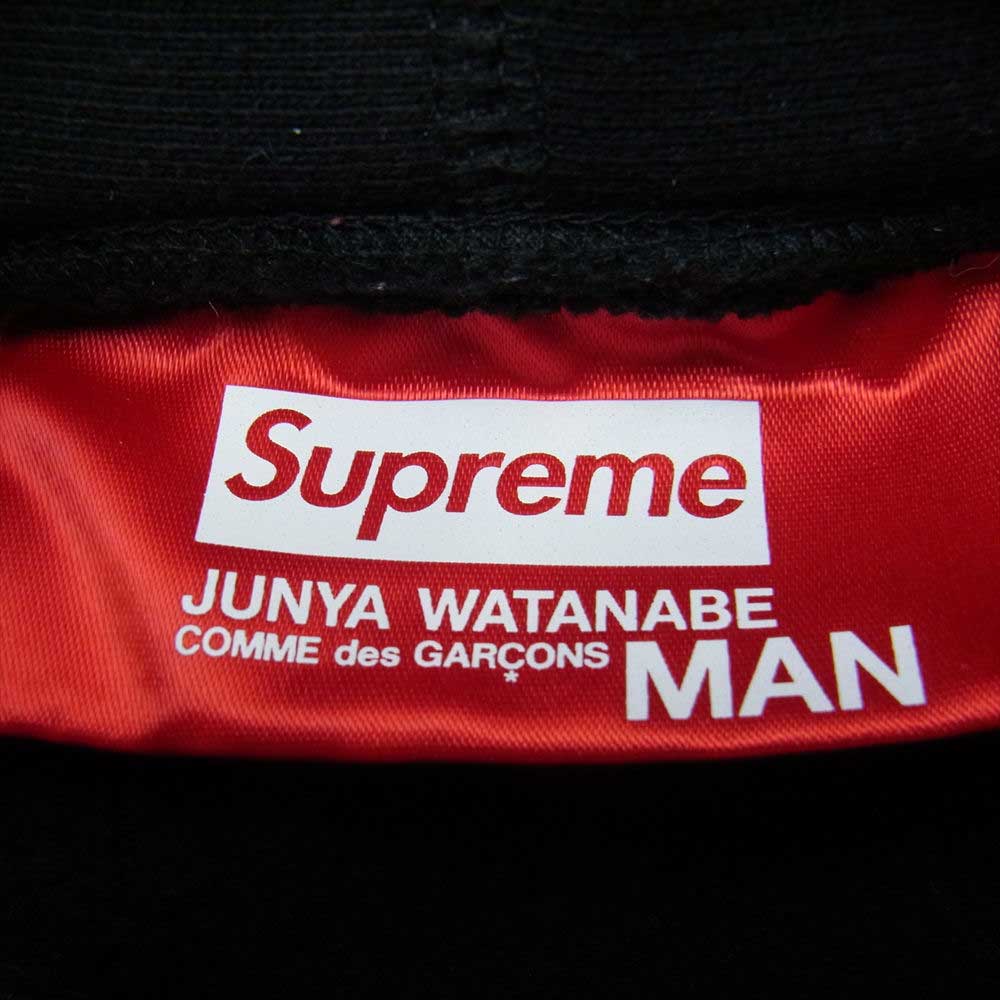 Supreme シュプリーム 21AW JUNYA WATANABE COMME des GARCONS MAN Hooded Sweatshirt ジュンヤ ワタナベ パーカー ブラック系 S【中古】