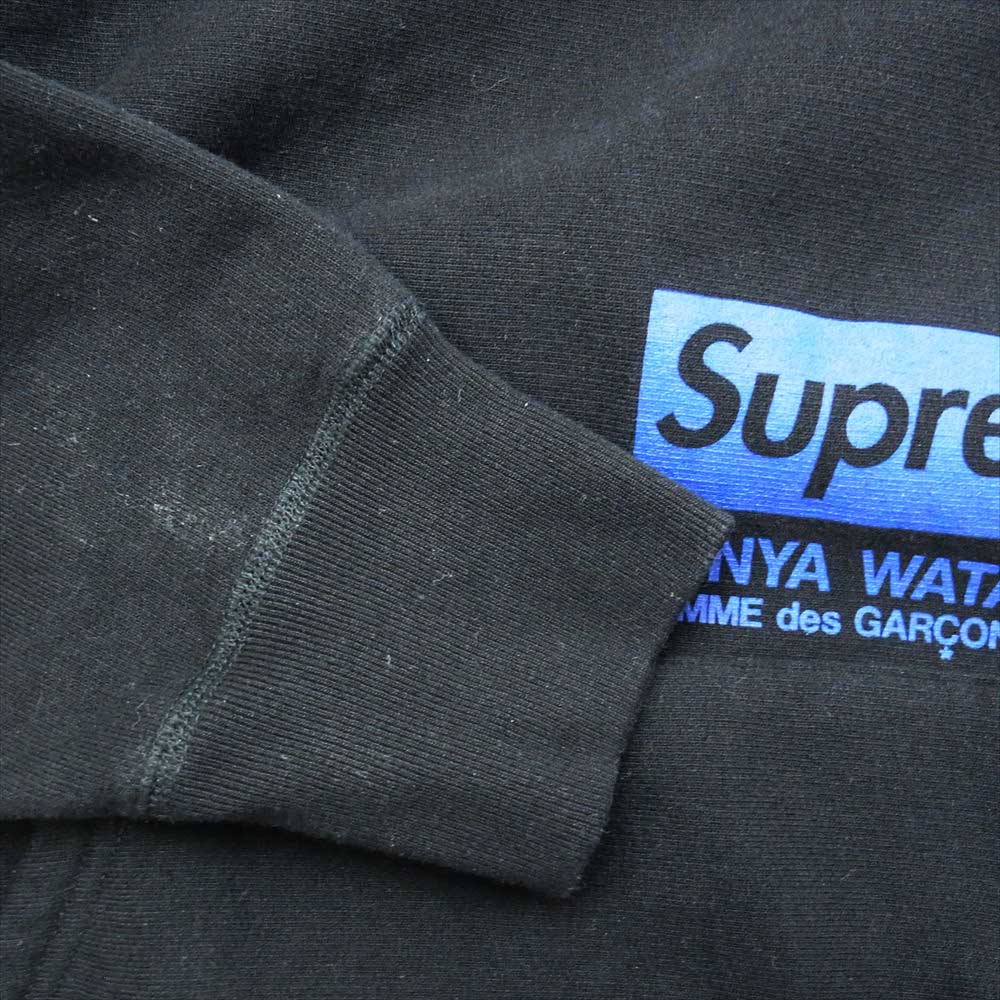 Supreme シュプリーム 21AW JUNYA WATANABE COMME des GARCONS MAN Hooded Sweatshirt ジュンヤ ワタナベ パーカー ブラック系 S【中古】