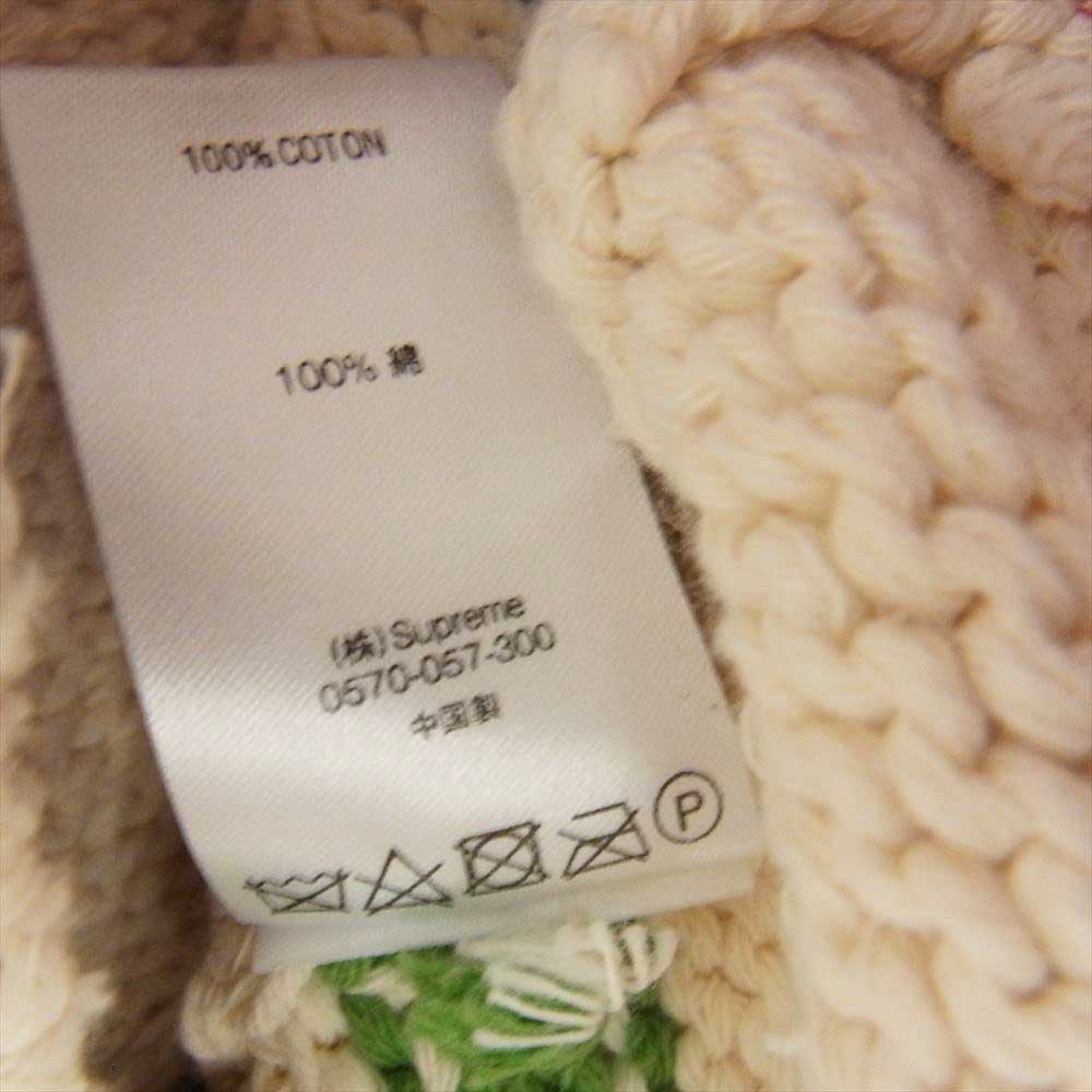 Supreme シュプリーム 21SS HYSTERIC GLAMOUR Logos Zip Up Sweater ヒステリックグラマー カーディガン マルチカラー系 S【中古】