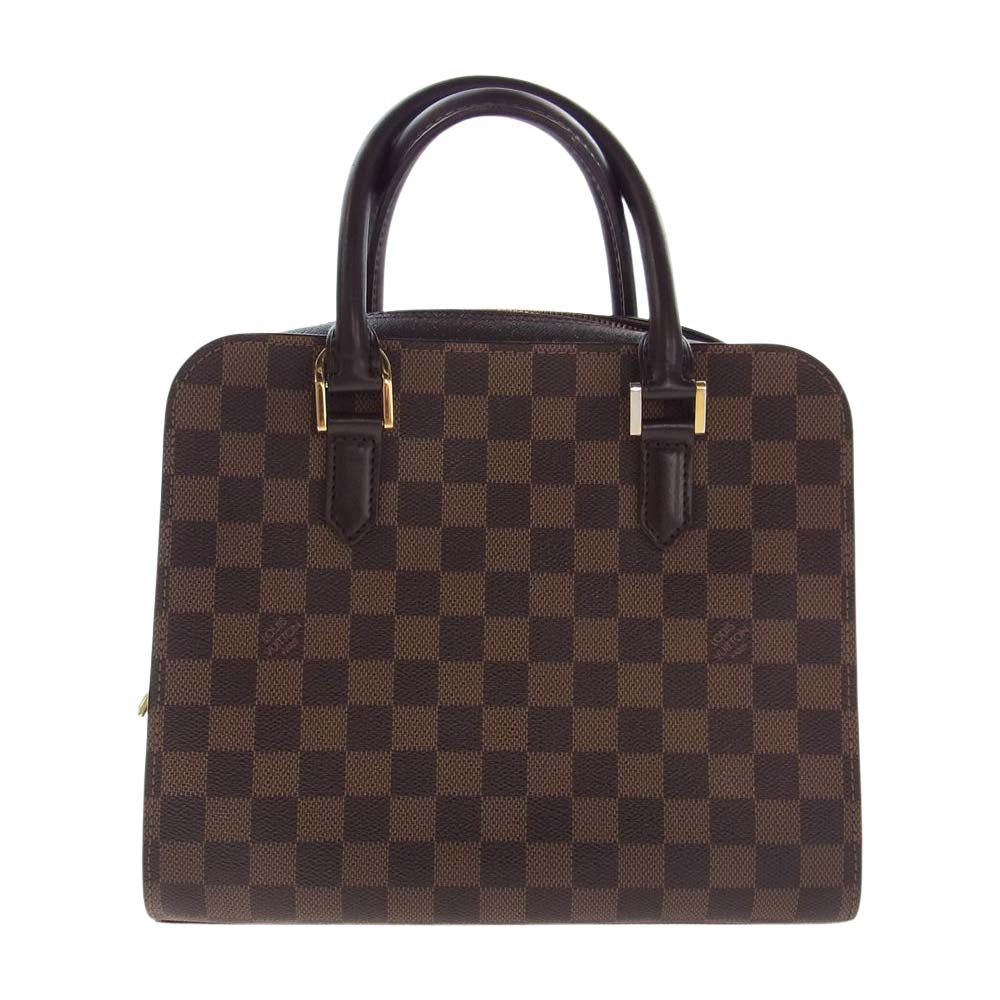 LOUIS VUITTON ルイ・ヴィトン N51155 ダミエ トリアナ ハンドバッグ  ブラウン系【中古】