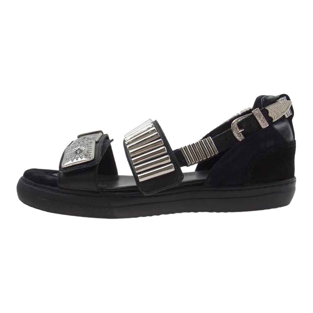 TOGA トーガ PULLA Sneakers Sandal スニーカー サンダル ブラック系 シルバー系 39【中古】