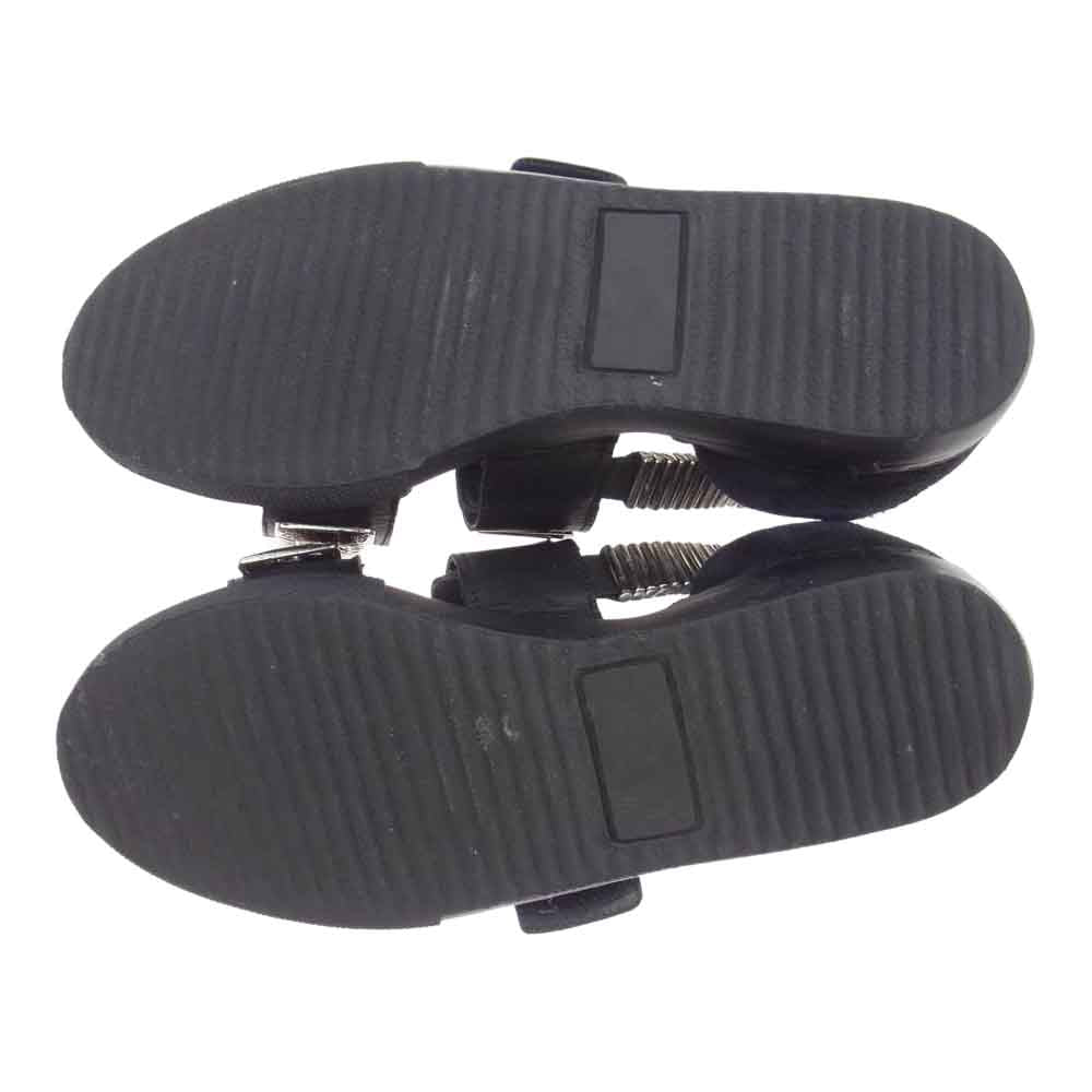TOGA トーガ PULLA Sneakers Sandal スニーカー サンダル ブラック系 シルバー系 39【中古】