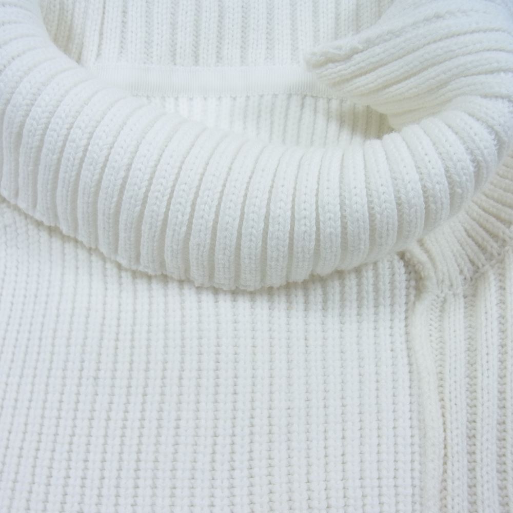 Sacai サカイ 21-05408 リブ ニット 半袖 オフホワイト系 1【中古】