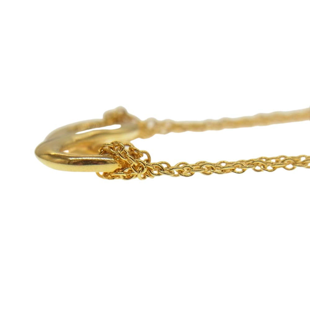 TIFFANY&Co. ティファニー K18YG AU750 インフィニティ ダブルチェーン ネックレス ゴールド系【中古】