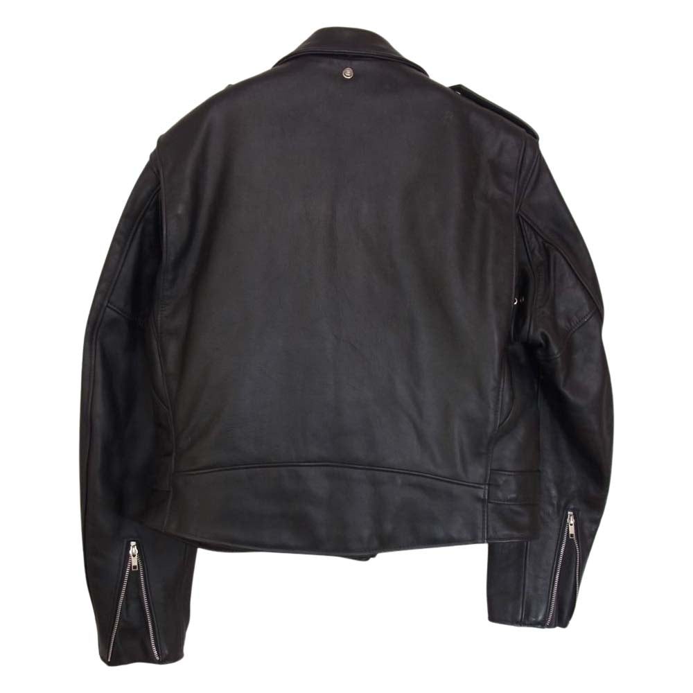 schott ショット lot618 PERFCTO by ダブル ライダース ジャケット USA製 ブラック系 44【中古】