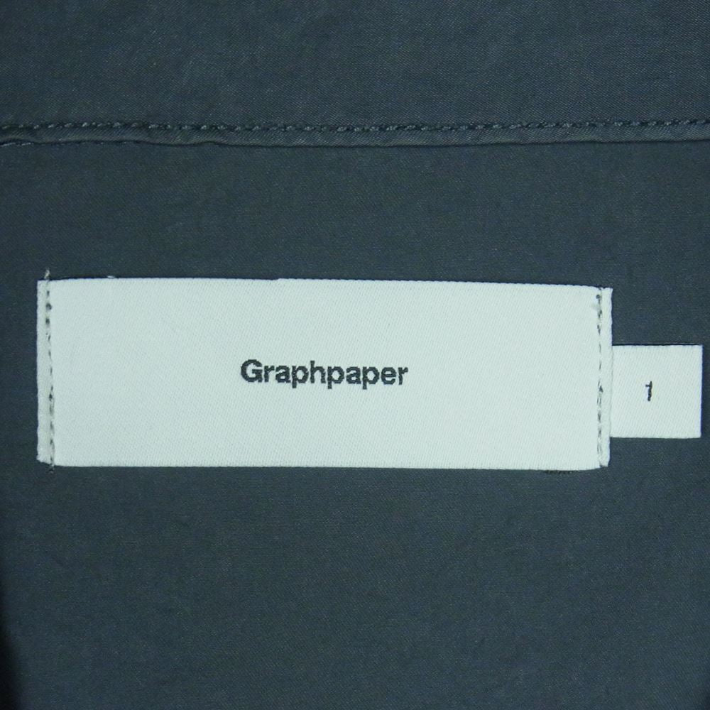 Graphpaper グラフペーパー 20AW 日本製 Germent Dyed Shop Coat ガーメントダイ ショップコート GM203-50054 1 D.GRAY オーバーコート アウター【Graphpaper】