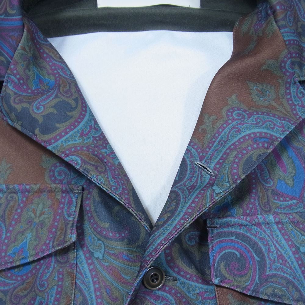 アンスクリア 21AW I21AW-SH58A ペイズリー柄 オープンカラーシャツ マルチカラー系 36【中古】