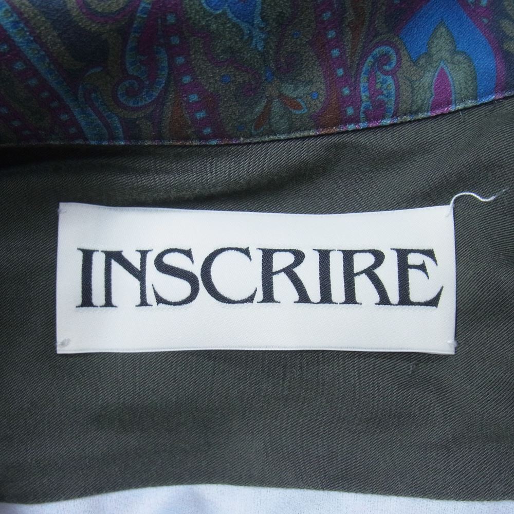 アンスクリア 21AW I21AW-SH58A ペイズリー柄 オープンカラーシャツ マルチカラー系 36【中古】