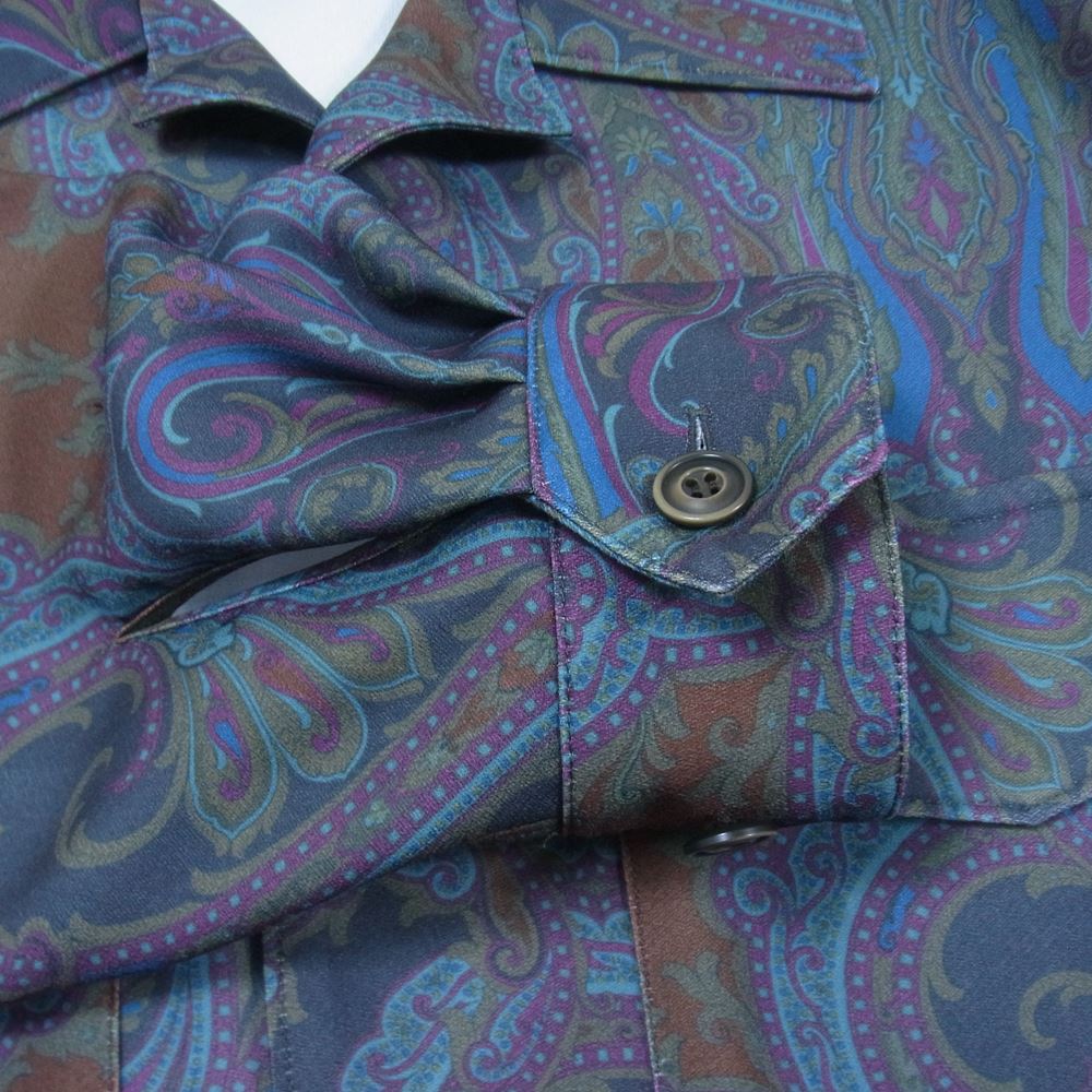 アンスクリア 21AW I21AW-SH58A ペイズリー柄 オープンカラーシャツ マルチカラー系 36【中古】