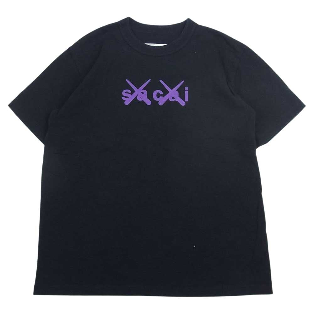 sacai kaws Flock Print T-Shirt  サイズ2