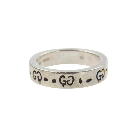 GUCCI グッチ 477339 J8400 0701 GG グッチゴースト シルバー リング シルバー系 10号【中古】