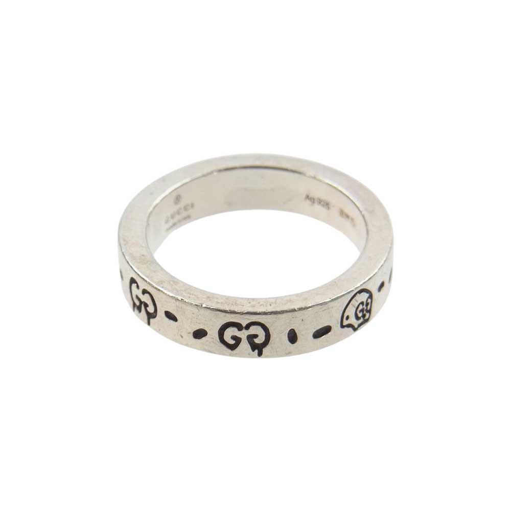 GUCCI グッチ 477339 J8400 0701 GG グッチゴースト シルバー リング シルバー系 10号【中古】