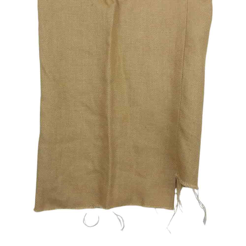 ミドリカワ 20SS MID20SS-P05A STRAIGHT SLACKS - LINEN リネン ストレート スラックス パンツ ベージュ系 S【中古】