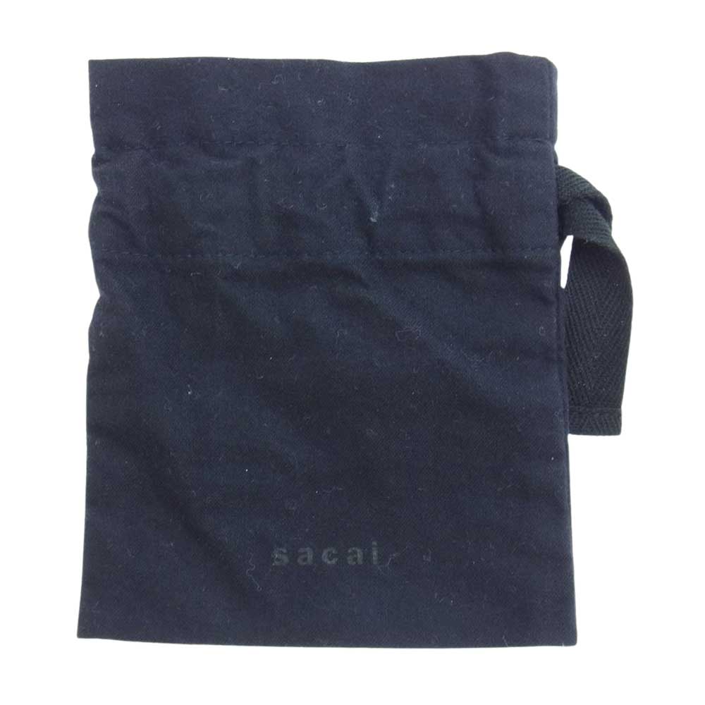 Sacai サカイ パドロック キーチャーム ロゴディスク 3連ネックレス ゴールド系【中古】