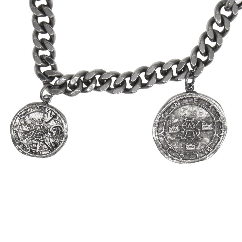ACNE STUDIOS アクネストゥディオズ Abina Coin コイン ネックレス シルバー系【中古】