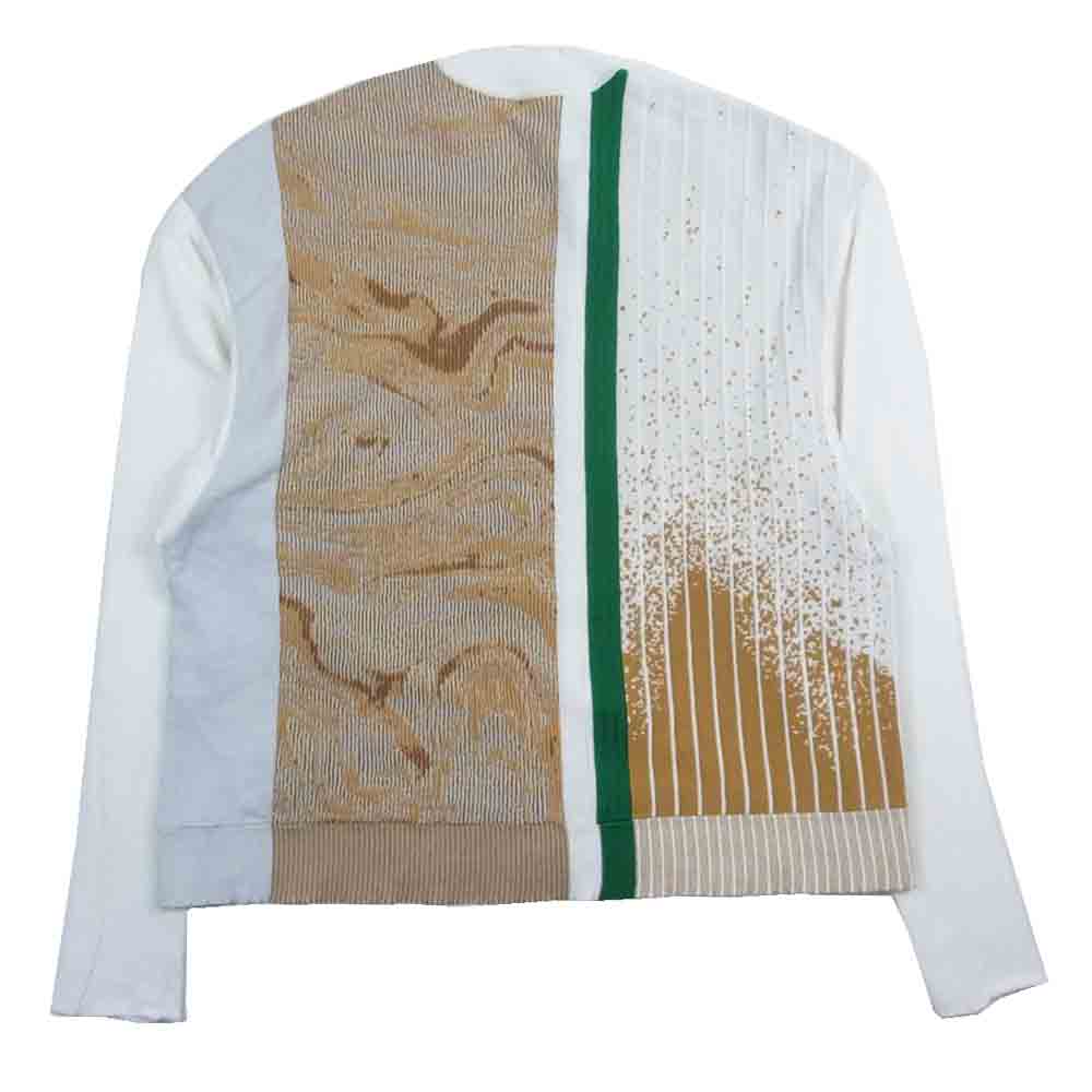マメクロゴウチ 22SS MM22PSKN730 Marble Jacquard Knitted Pullover マーブル ジャカード ニット プルオーバー マルチカラー系 2【美品】【中古】