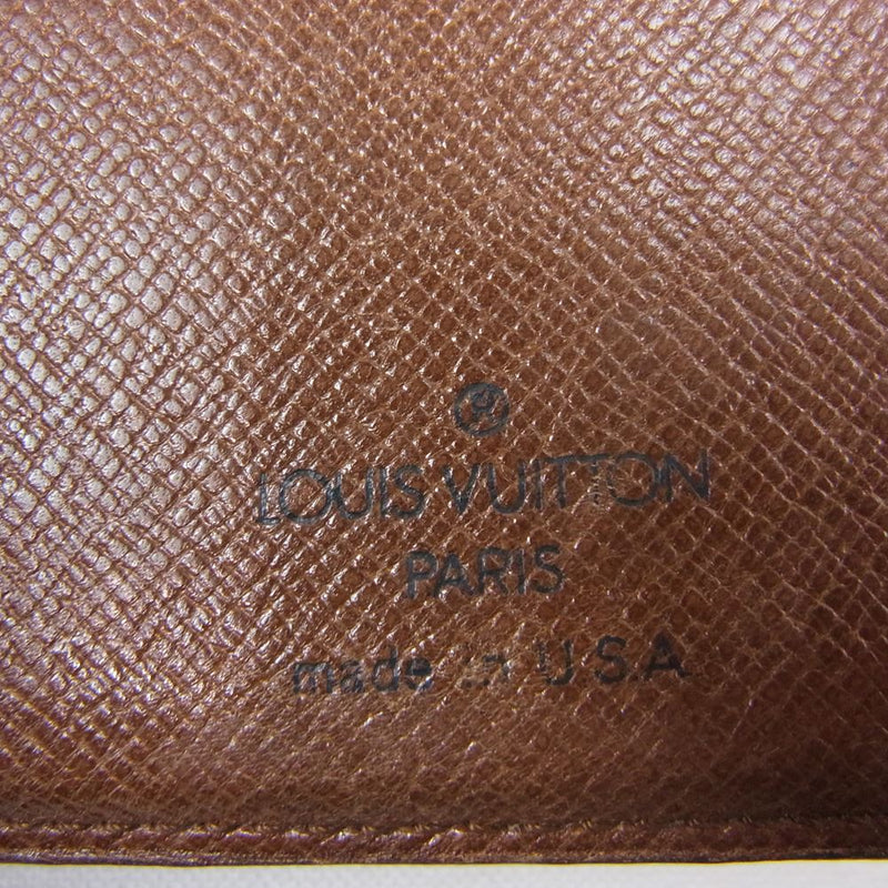 ルイヴィトン M61663 二つ折り財布 ブラウン  LOUIS VUITTON ポルト モネ・ビエ ヴィエノア モノグラム