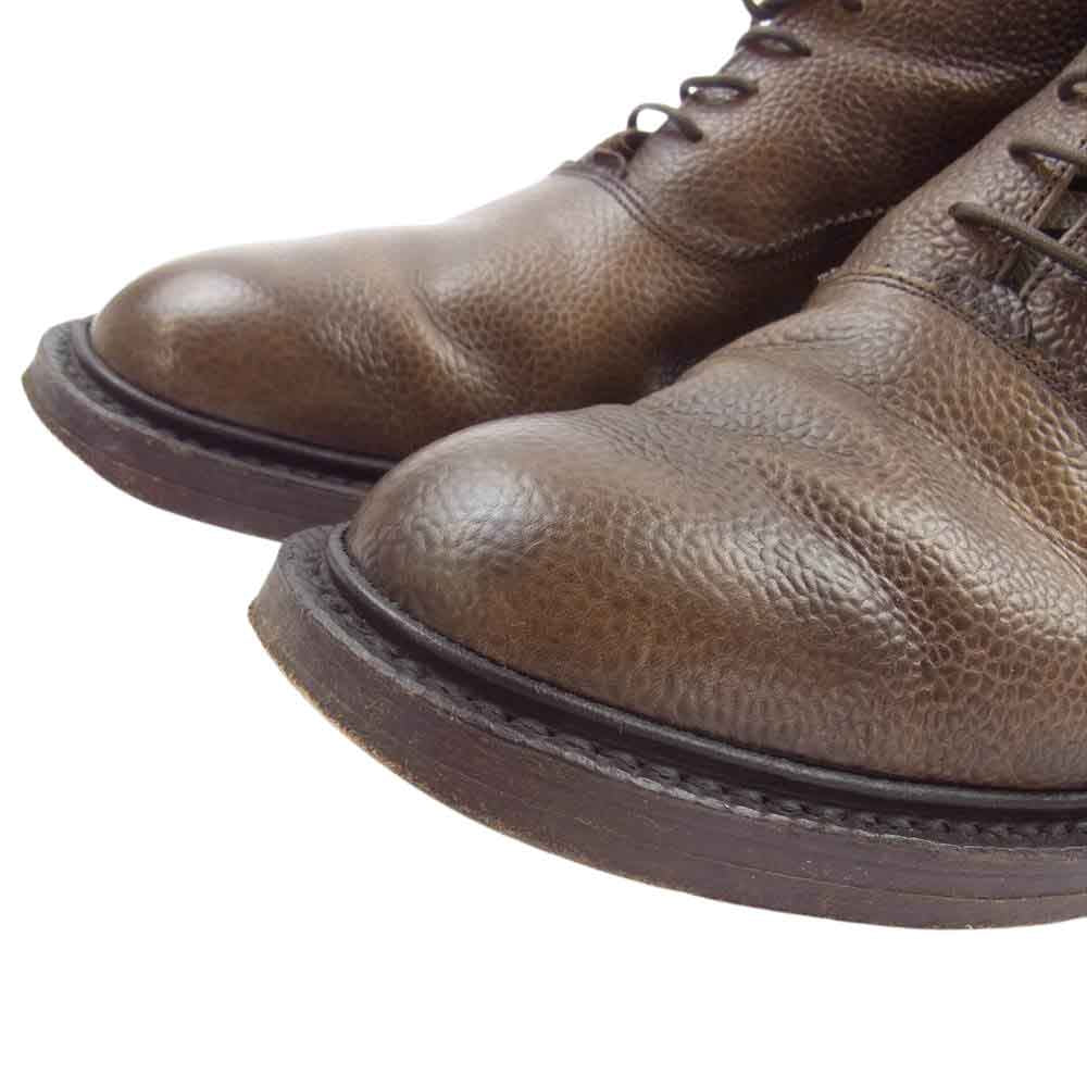 Tricker's トリッカーズ EVISU エビス 別注 レザー チャッカ ブーツ  ブラウン系【中古】