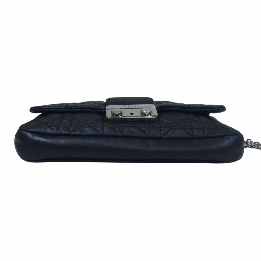 Dior ディオール カナージュ チェーン ショルダーバッグ ブラック系【中古】