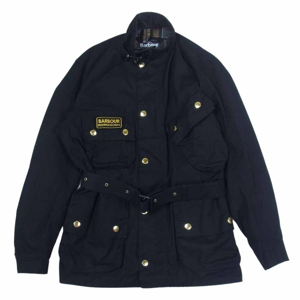 Barbour バブアー INTERNATIONAL ORIGINAL インターナショナル オリジナル オイルド ジャケット ブラック系 36【美品】【中古】