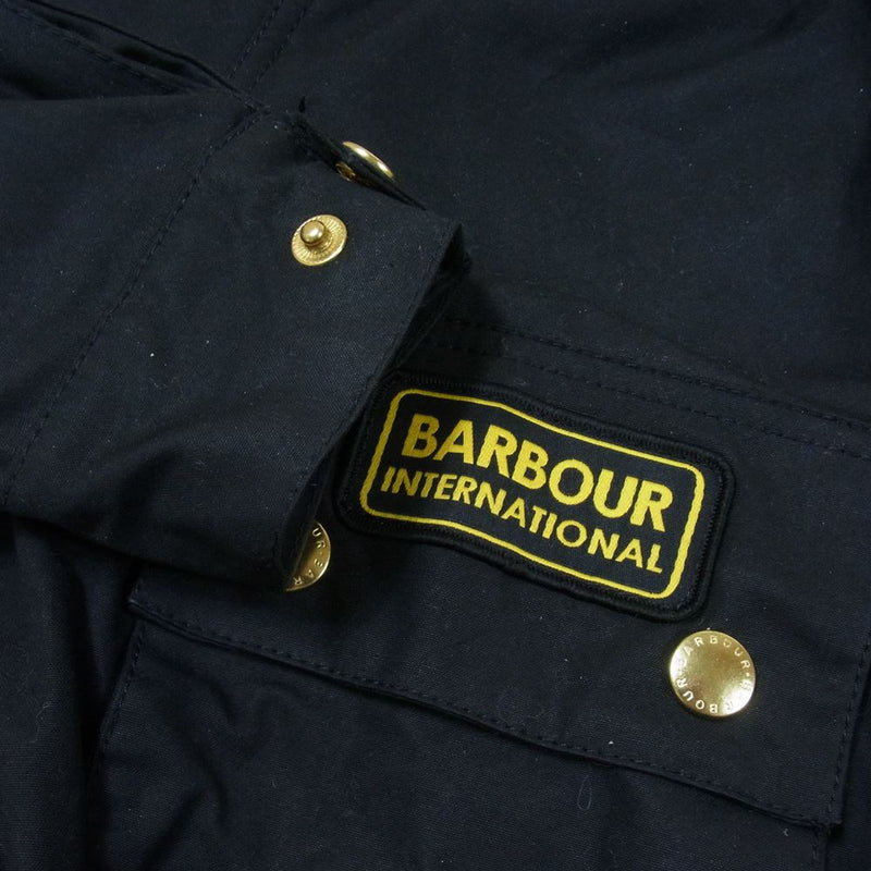 Barbour バブアー INTERNATIONAL ORIGINAL インターナショナル オリジナル オイルド ジャケット ブラック系  36【美品】【中古】