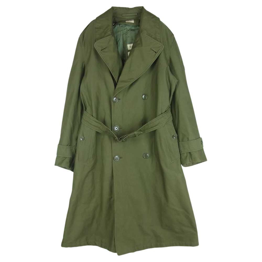 アメリカ軍 8405-261-6502 M-1950 ライナー付き コットン サテン オーバー コート カーキ系 S【中古】