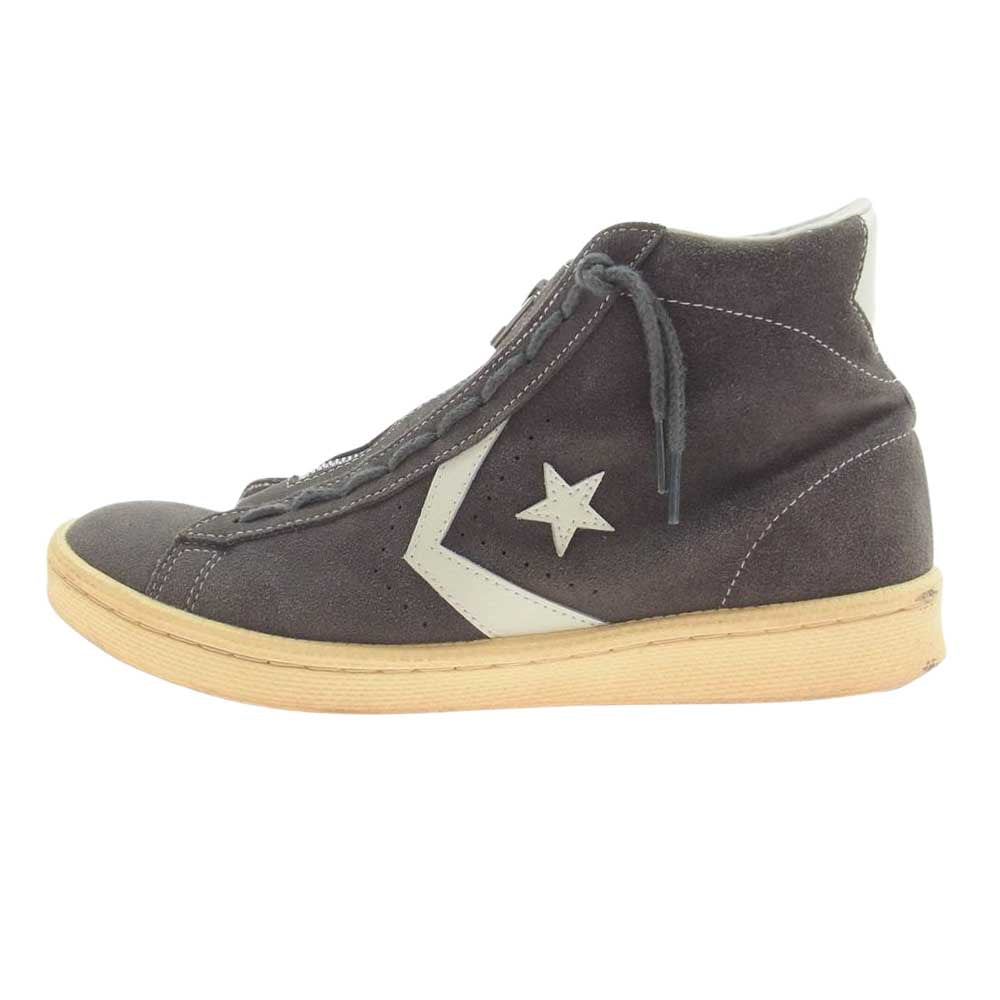 CONVERSE コンバース nonnative ノンネイティブ PRO LEATHER HI NN GRAY グレー系 26.5cm【中古】