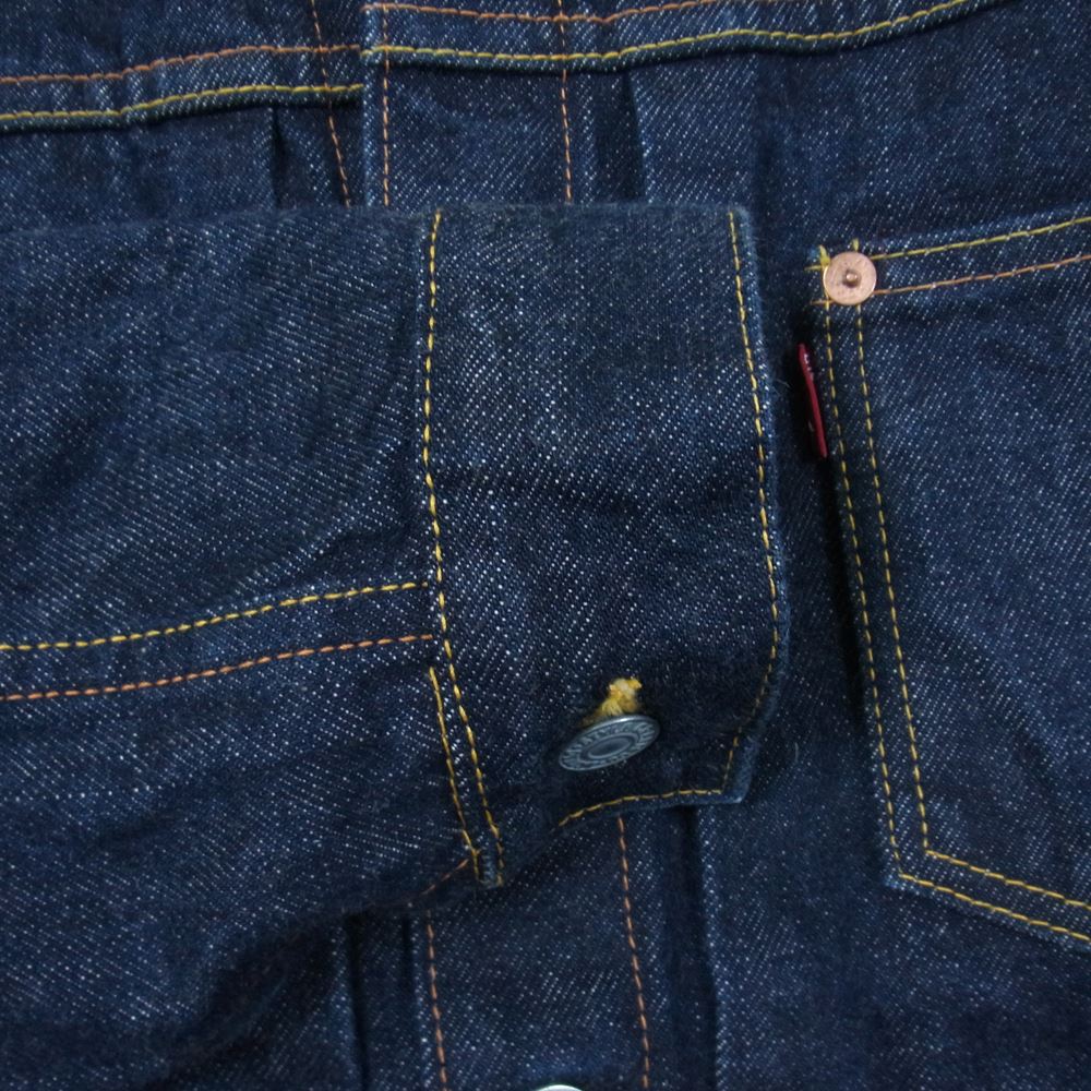EVISU エヴィス Lot 1515 デニム トラッカー ジャケット インディゴブルー系 38【中古】