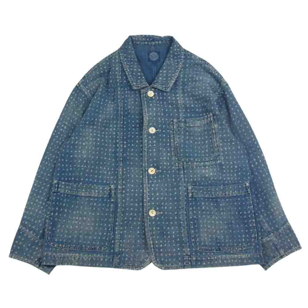 PORTER CLASSIC ポータークラシック AFRICAN COTTON JACKET アフリカン コットン ジャケット インディゴブルー系 2【中古】