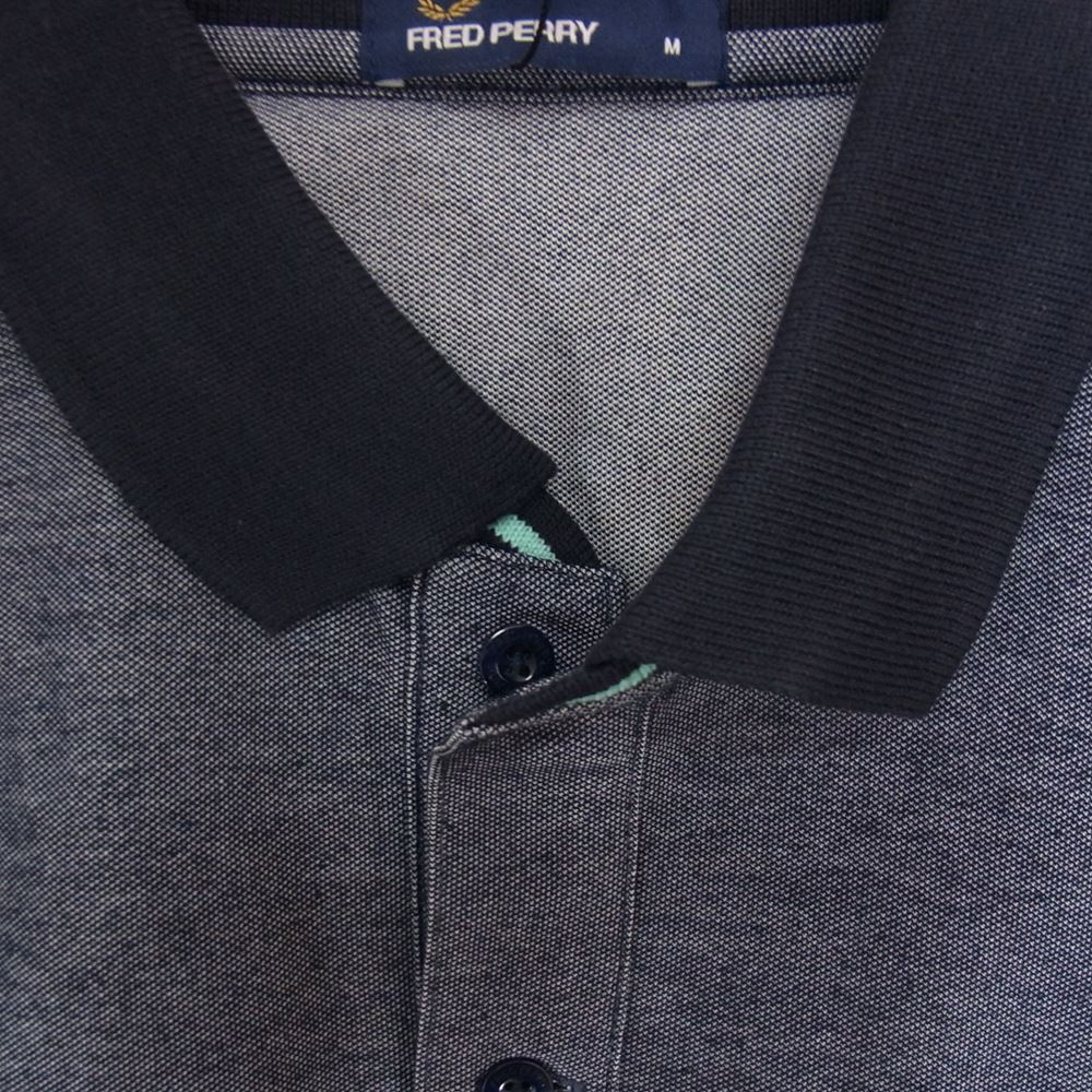 FRED PERRY フレッドペリー BEAMS ビームス 別注 半袖 ポロ シャツ  ネイビー系 M【新古品】【未使用】【中古】
