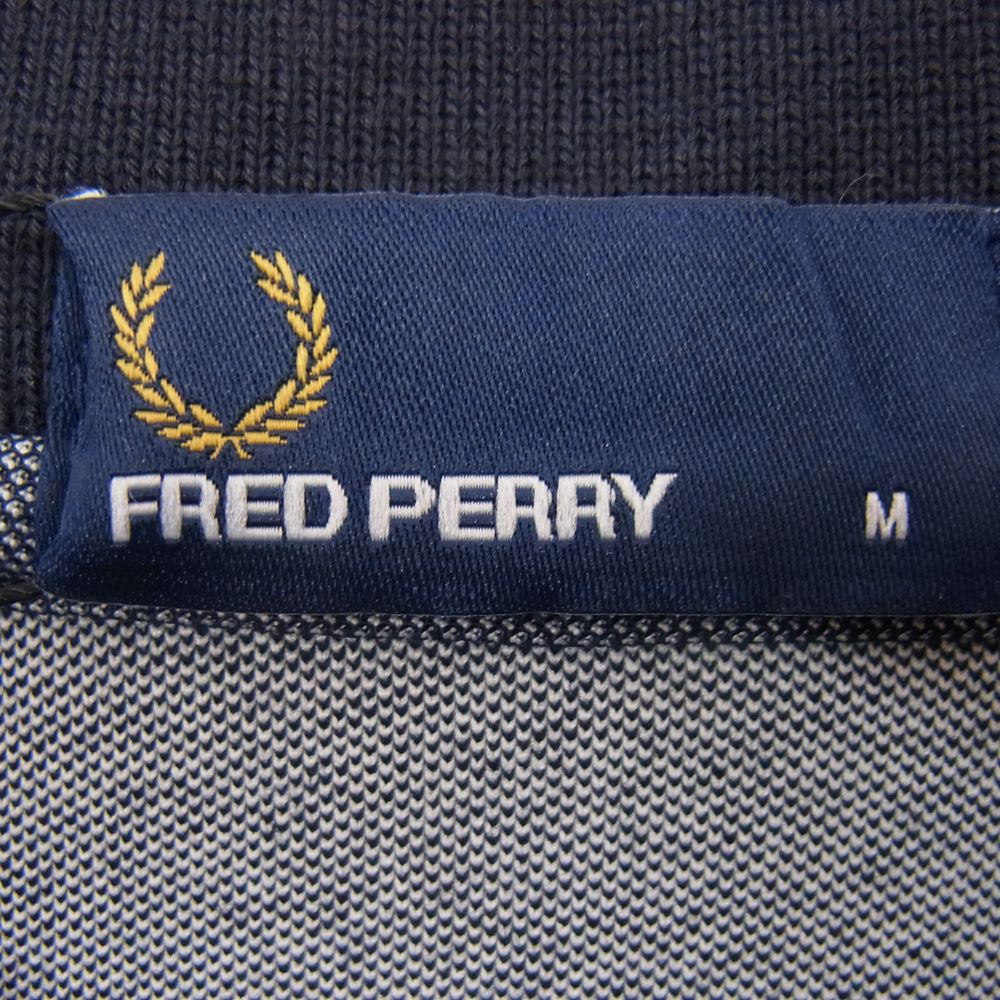 FRED PERRY フレッドペリー BEAMS ビームス 別注 半袖 ポロ シャツ  ネイビー系 M【新古品】【未使用】【中古】