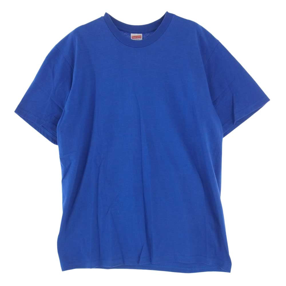 Supreme シュプリーム 21AW CRASH TEE バックロゴ プリント カットソー 半袖 青  ブルー系 M【中古】