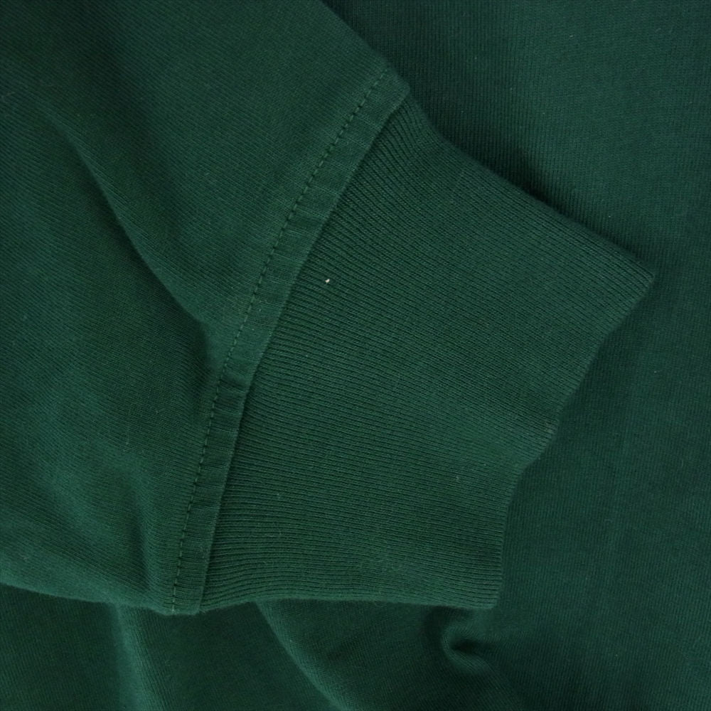 Supreme シュプリーム 19AW Trademark L/S Top バックロゴ プリント カットソー 長袖 緑  グリーン系 S【中古】