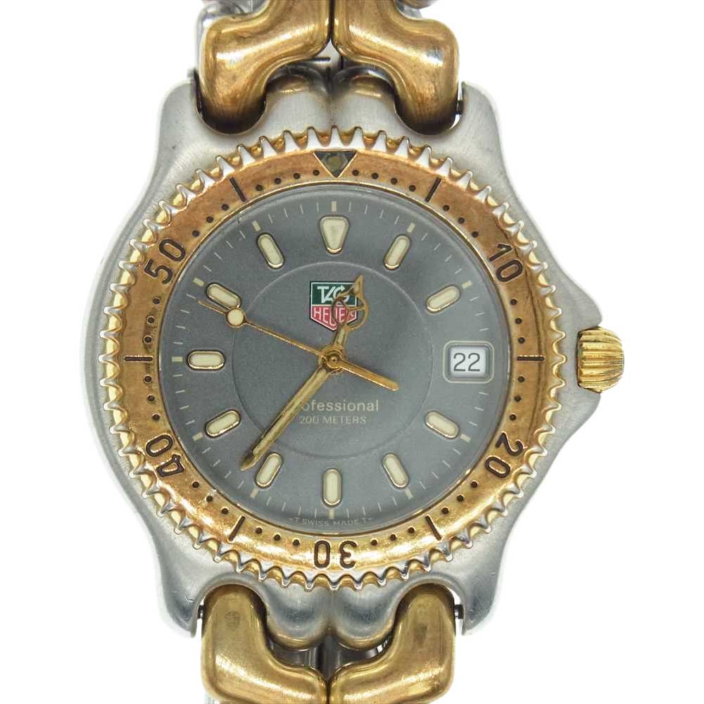 TAG HEUER タグホイヤー WG1120 セルデイト プロフェッショナル クォーツ 時計 ウォッチ シルバー系 ゴールド系【中古】